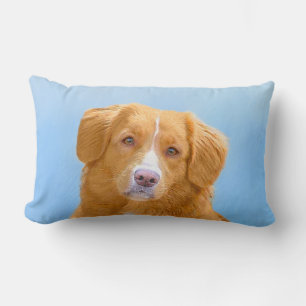 Coussin Rectangle Peinture de tintement de chien de chien d'arrêt d