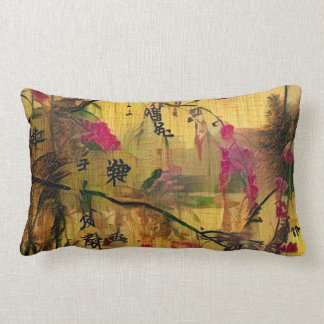 Coussin Rectangle Peinture orientale. Style japonais