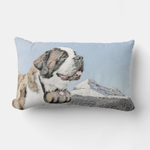 Coussin Rectangle Peinture Saint Bernard - Cute Original Chien Art