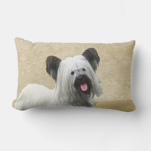 Coussin Rectangle Peinture Skye Terrier - Cute Original Chien Art