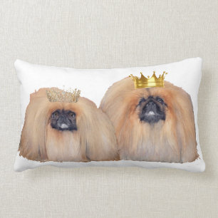 Coussin Rectangle Pékinois Dirige Mon Monde