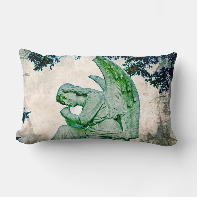 Coussin Rectangle Pensées de l'ange (Recto)