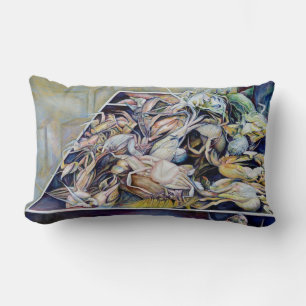 Coussin Rectangle Pensez dehors, Singapour