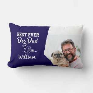 Coussin Rectangle Personnalisé meilleur père de chien Photo