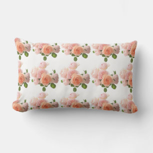 Coussin Rectangle Personnaliser Roses branchés Moderne Elégant Modèl
