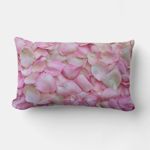 Coussin Rectangle Pétales rose rose Motif