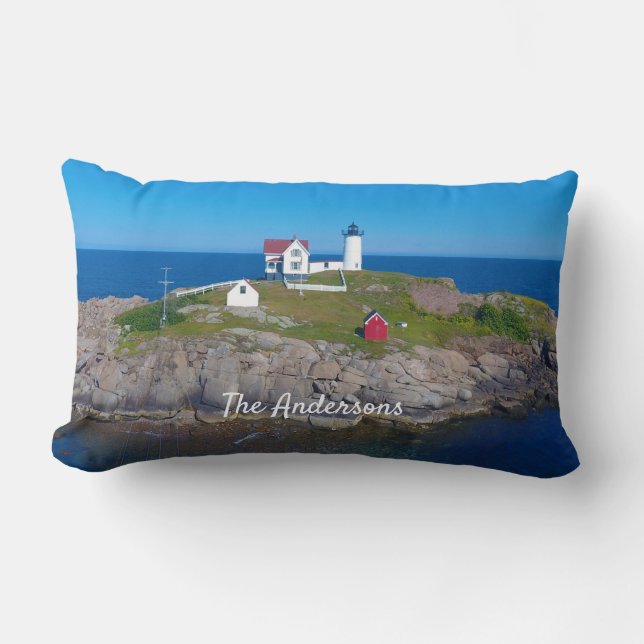Coussin Rectangle Phare du Maine (Recto)
