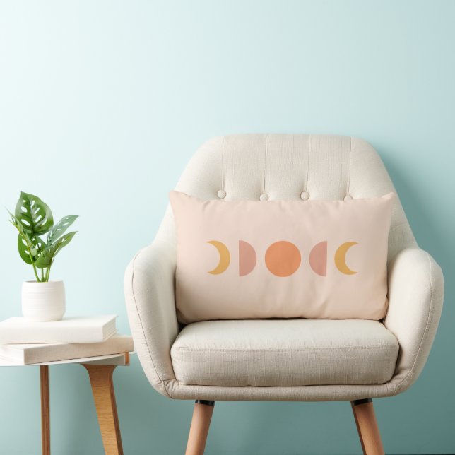Coussin Rectangle Phases de lune (Chaise)