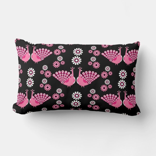 Coussin Rectangle Pheasers Peacock Art (Recto)