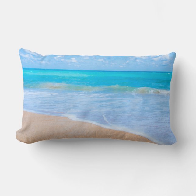 Coussin Rectangle Photo Amazing Beach Tropical Scene (Recto)