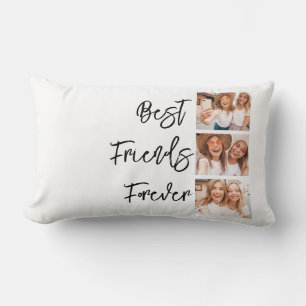Coussin Rectangle Photo Collage Cadeau pour l'oreiller à lancer ami