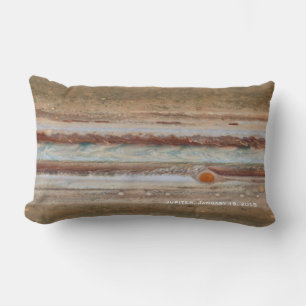 Coussin Rectangle Photo de gros plan de Jupiter Red Spot