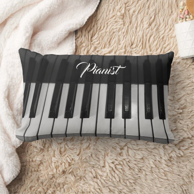 Coussin Rectangle Pianiste professionnel vintage (Couverture)