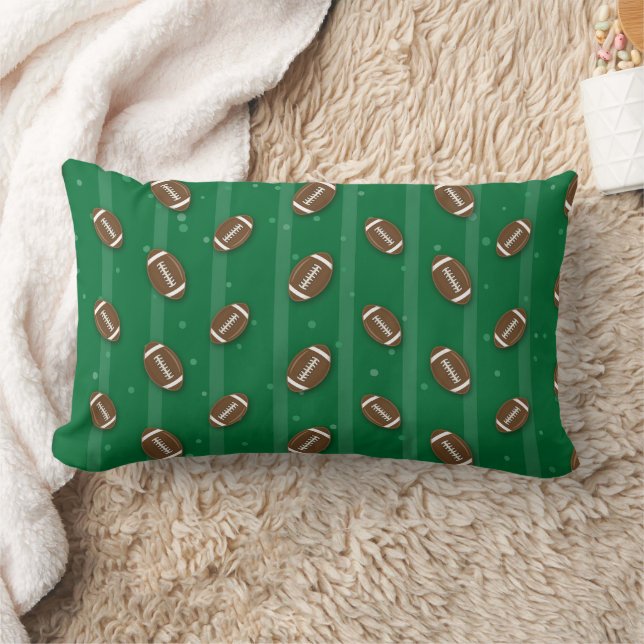 Coussin Rectangle Pillow Motif de football (Couverture)