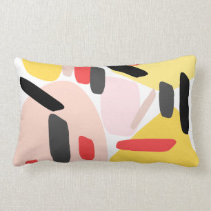 Coussin Rectangle Pilote à Motif Abstrait