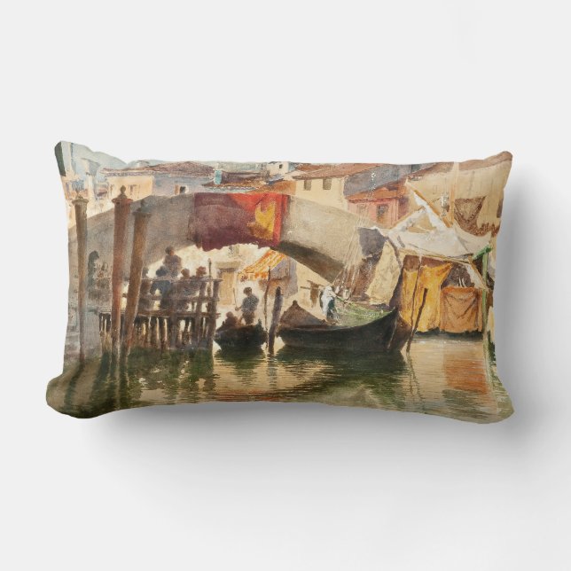 Coussin Rectangle Pilote de Jeu personnalisé de Roussoff à Venise (Recto)