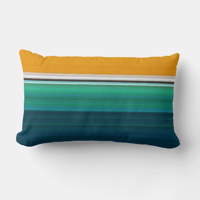Coussin Rectangle Piscine Abstraite (Recto)