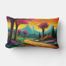 Piste de montagne colorée