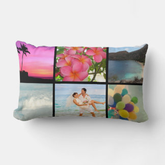 Coussin Rectangle PixDezines do-it-yourself Instagram Collage Photos