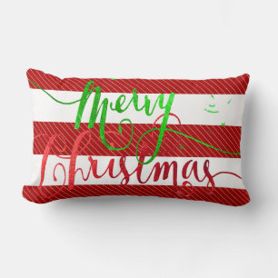 Coussin Rectangle PixDezines Joyeux Noël, Bébé il fait froid dehors