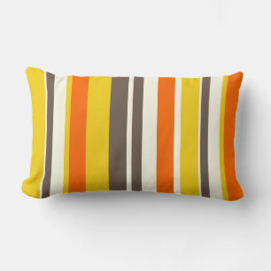 Coussin Rectangle PixDezines rayures/do-it-yourself couleur