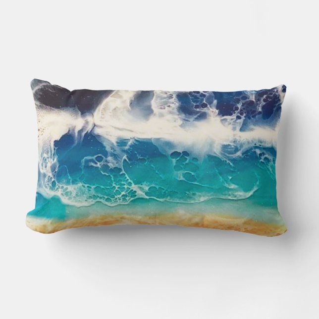 Coussin Rectangle Plage (Recto)