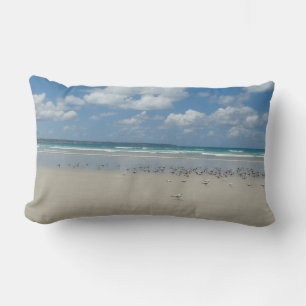 Coussin Rectangle Plage avec mouettes