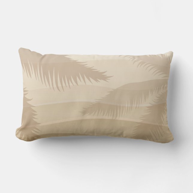 Coussin Rectangle Plage tropicale (Recto)