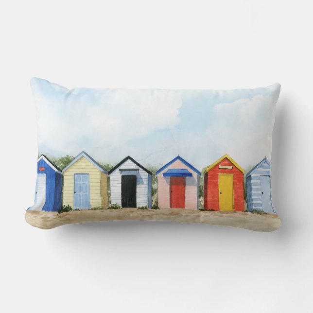 Coussin Rectangle Plages I (Recto)