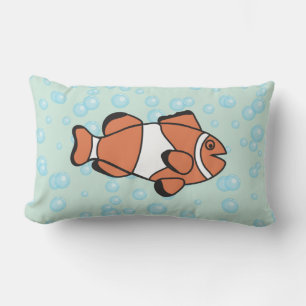 Coussin Rectangle Poisson Carton mignon