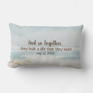Coussin Rectangle poisson d'eau de mer