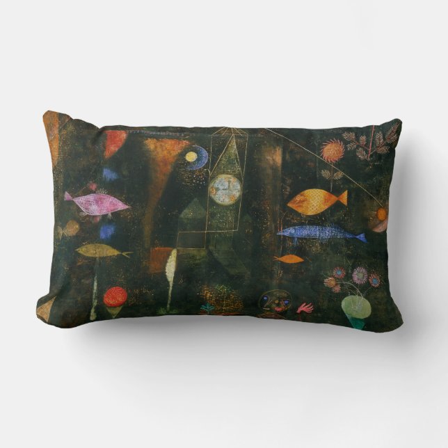 Coussin Rectangle Poisson magique - Paul Klee (Recto)