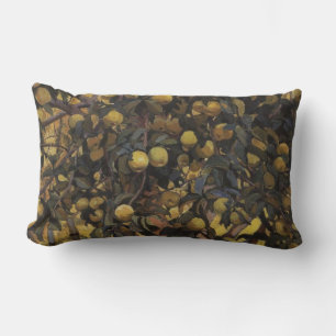 Coussin Rectangle Pommes sur les branches des arbres (par Serebriako