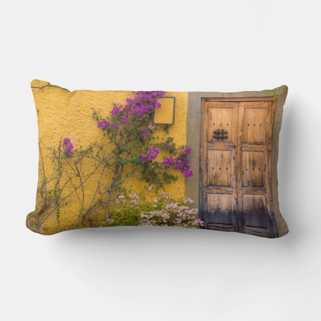Coussin Rectangle Porte en bois (Recto)
