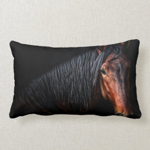 Coussin Rectangle Portrait de cheval VII