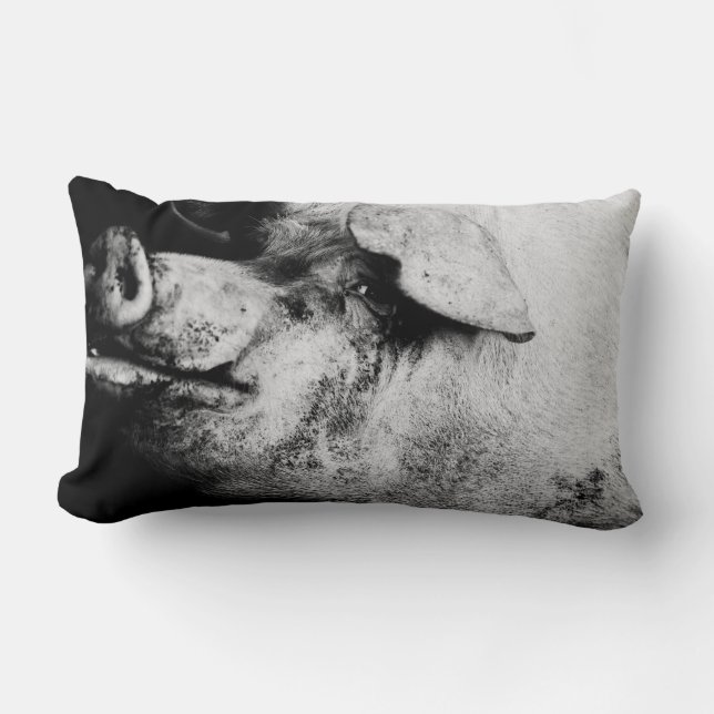 Coussin Rectangle portrait de portier (Recto)