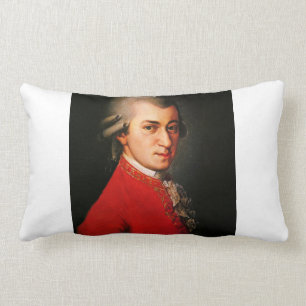 Coussin Rectangle Portrait de Wolfgang Amadeus Mozart