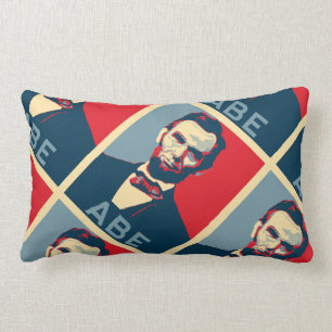 Coussin Rectangle Portrait Lincoln Style Hope