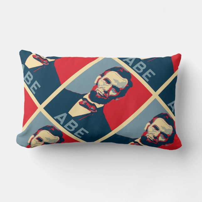 Coussin Rectangle Portrait Lincoln Style Hope (Recto)