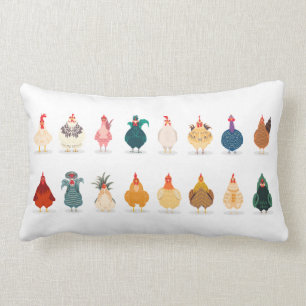 Coussin Rectangle  Poulet mou