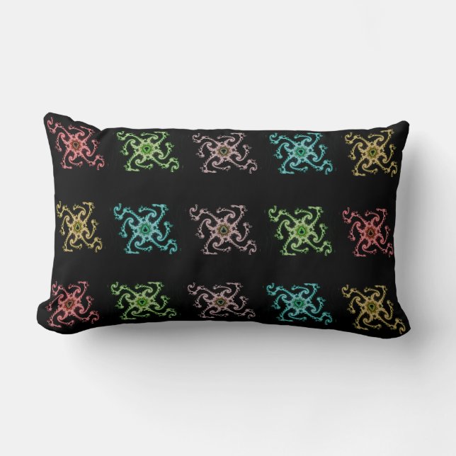Coussin Rectangle Poulpes dansants (Recto)
