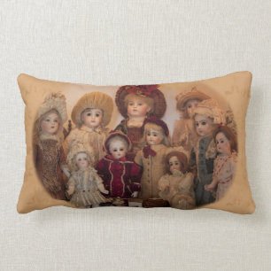 Coussin Rectangle Poupées et amis français