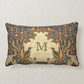 Coussin Rectangle Pré Raphaelite Wm. MONOGRAMME PERSONNALISABLE Morr