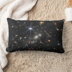 Coussin Rectangle Premier champ profond de l'univers de James webb