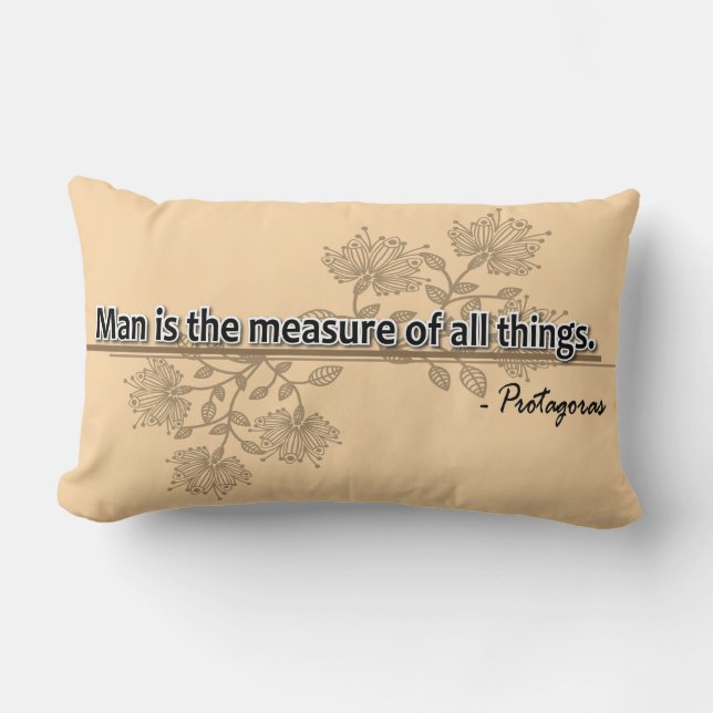 Coussin Rectangle Protagoras (Recto)