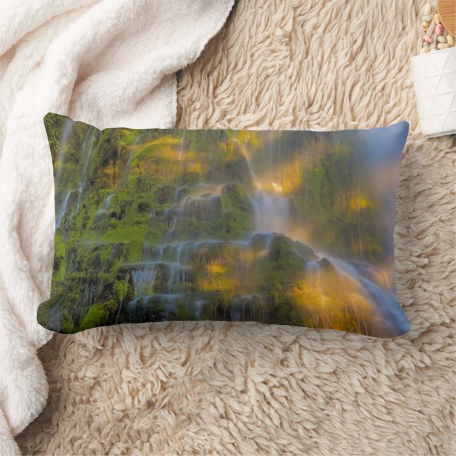 Coussin Rectangle Proxy Falls Three Sisters Wilderness Oregon (Couverture)