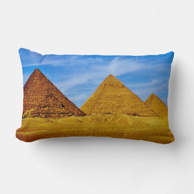 Coussin Rectangle Pyramides (Recto)