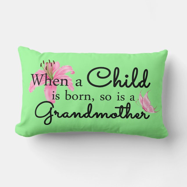 Coussin Rectangle Quand un enfant... (Recto)