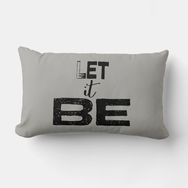 Coussin Rectangle Qu'Il S'Agisse De Citation De Typographie (Recto)