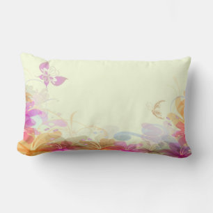 Coussin Rectangle Rainbow Pastel Florals